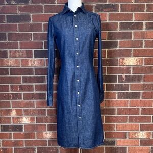Polo Ralph Lauren Denim Button-Up Shirtdress Size 4